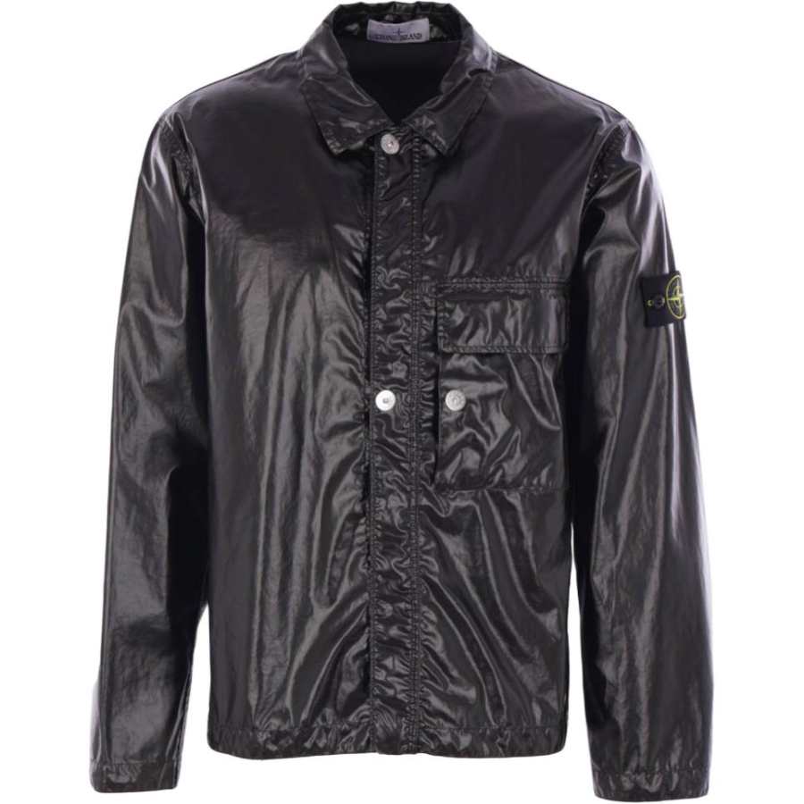 STONE ISLAND Jackets & Coats Men's Black