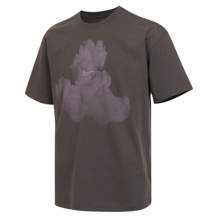 Nike Nike T Shirts Men's Dark Gray Crew Neck Moderate