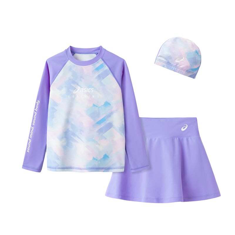 Asics Kids' Swimsuit Sports Performance SS25 Set Of 3 Purple Teenagers