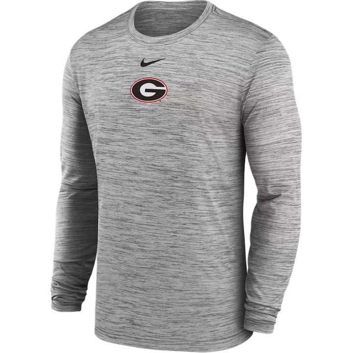 Nike Nike Georgia Sideline Velocity Men's Nike Dri FIT College Long Sleeve T Shirt