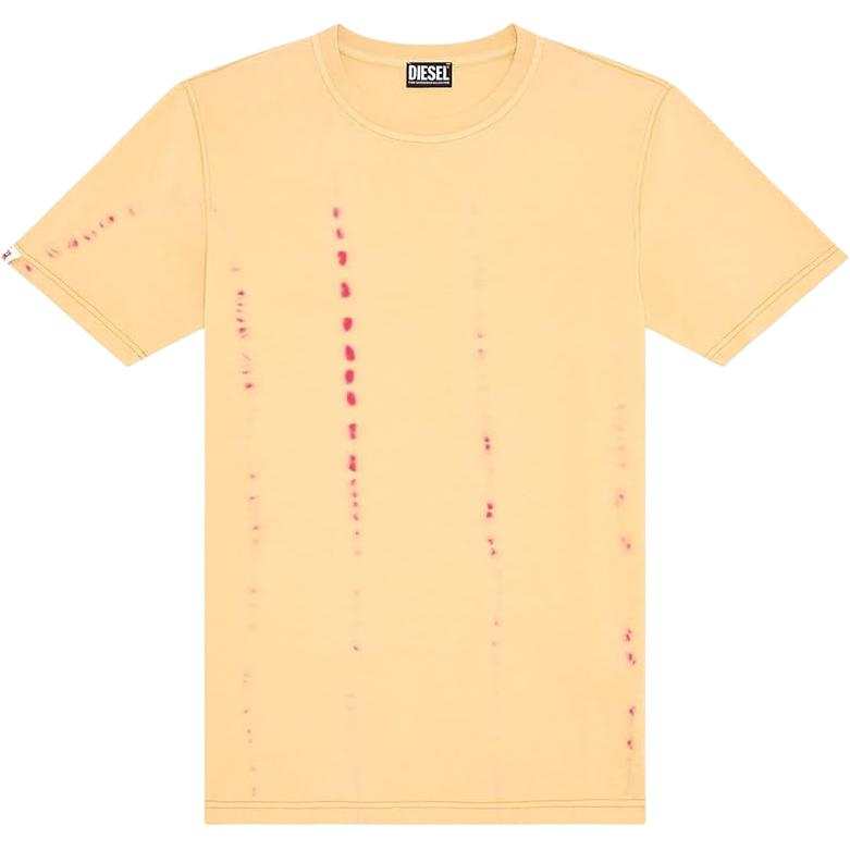 DIESEL T Shirts Men's Beige Crew Neck