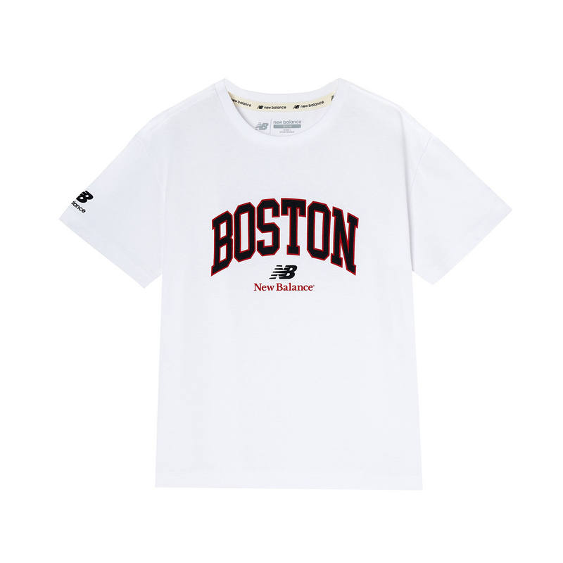 New Balance New Balance T Shirt SS25 White Children Aged 3 7 Years Old