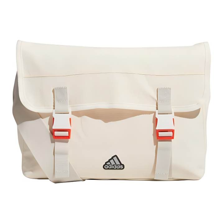 Adidas Adidas Fabric Messenger Bag, Shoulder Bag, Crossbody Bag Regular Unisex White