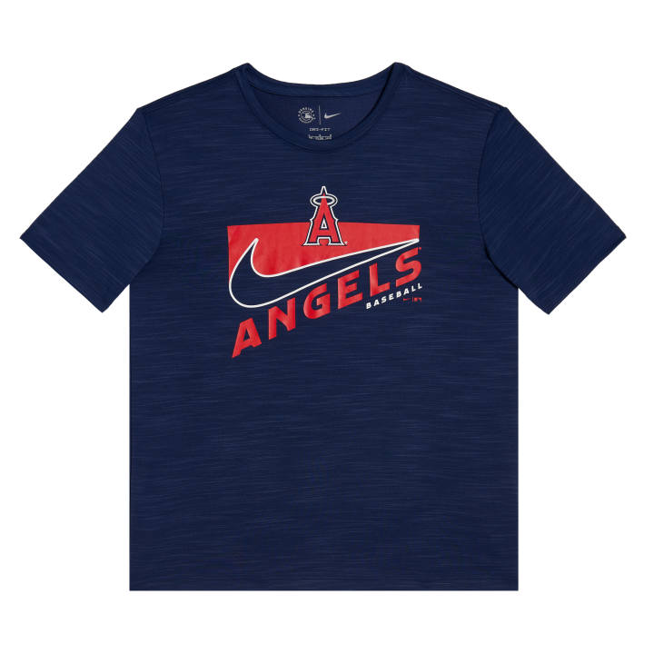 Nike Nike x MLB AngelsBASEBALL T Shirt Navy Blue Unisex