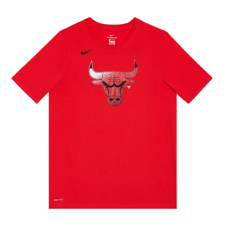 Nike Nike x NBA Dri Fit Chicago Bulls T Shirt Red Kids'