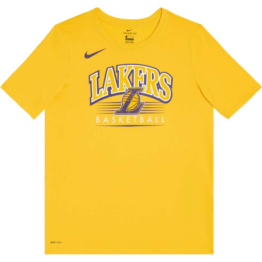 Nike Nike x NBA Los Angeles Lakers Dri Fit T Shirt SS25 Yellow Teenagers