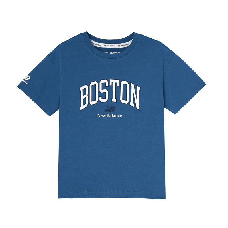 New Balance New Balance T Shirt SS25 Blue Children Aged 3 7 Years Old