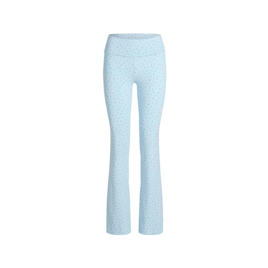 Skims SS25 COTTON JERSEY FOLDOVER PANT Casual Pants Women's