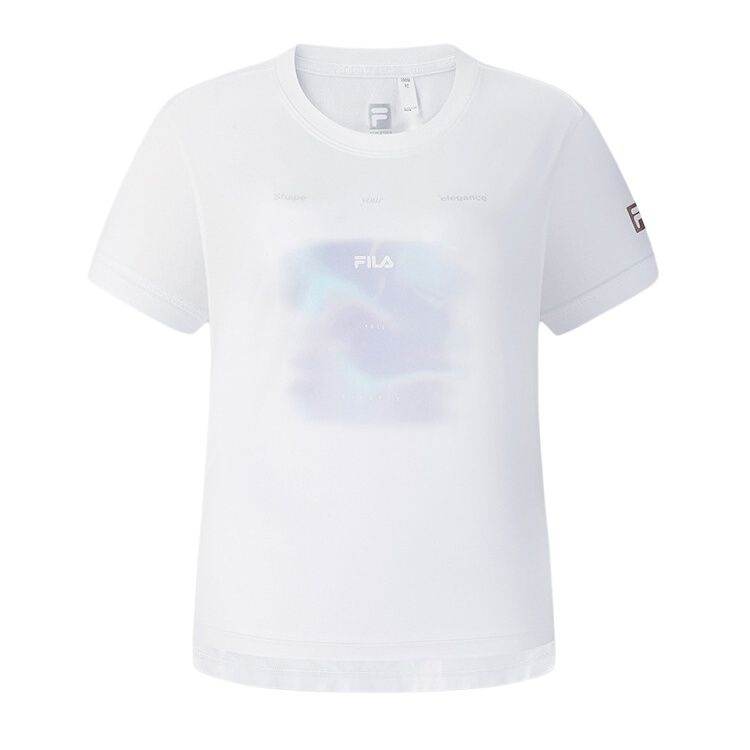 FILA Fitness T Shirt Women's Jade White