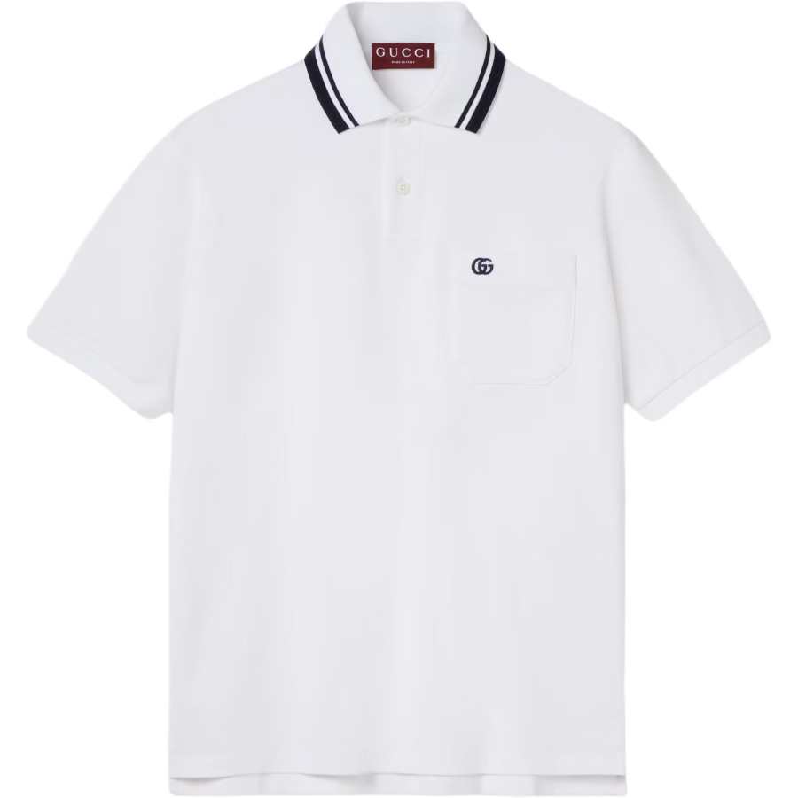 GUCCI Polo Shirt Regular Fit Men's White