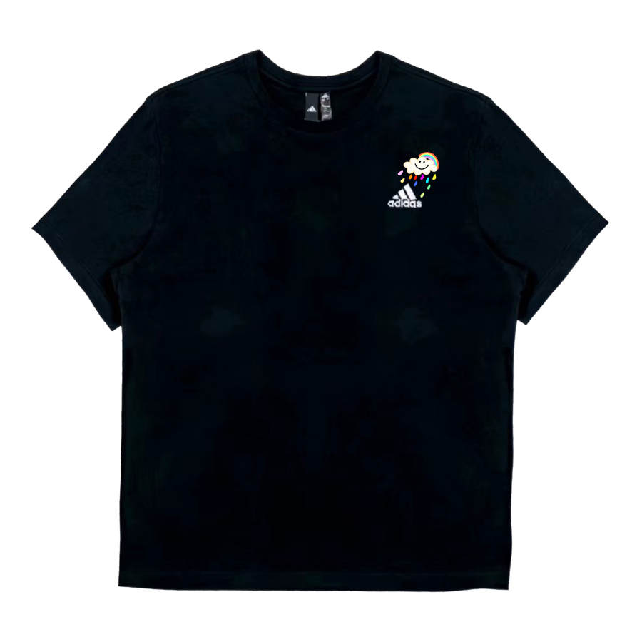 Adidas Adidas T Shirts Unisex Black Crew Neck Moderate Straight Fit