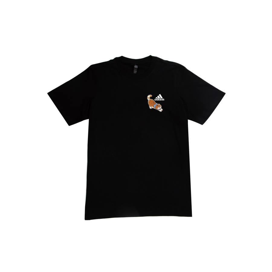 Adidas Adidas T Shirts Unisex Black Crew Neck Moderate Straight Fit