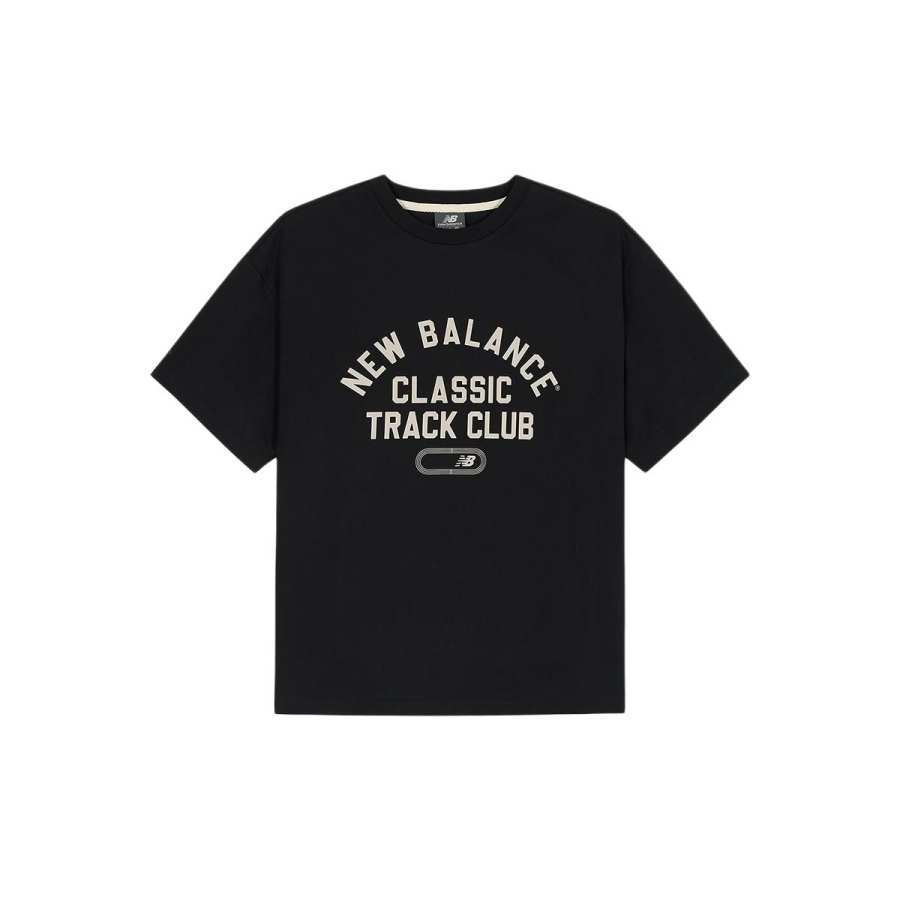 New Balance New Balance Track ClubSEMI Over FIT T Shirt Unisex Black