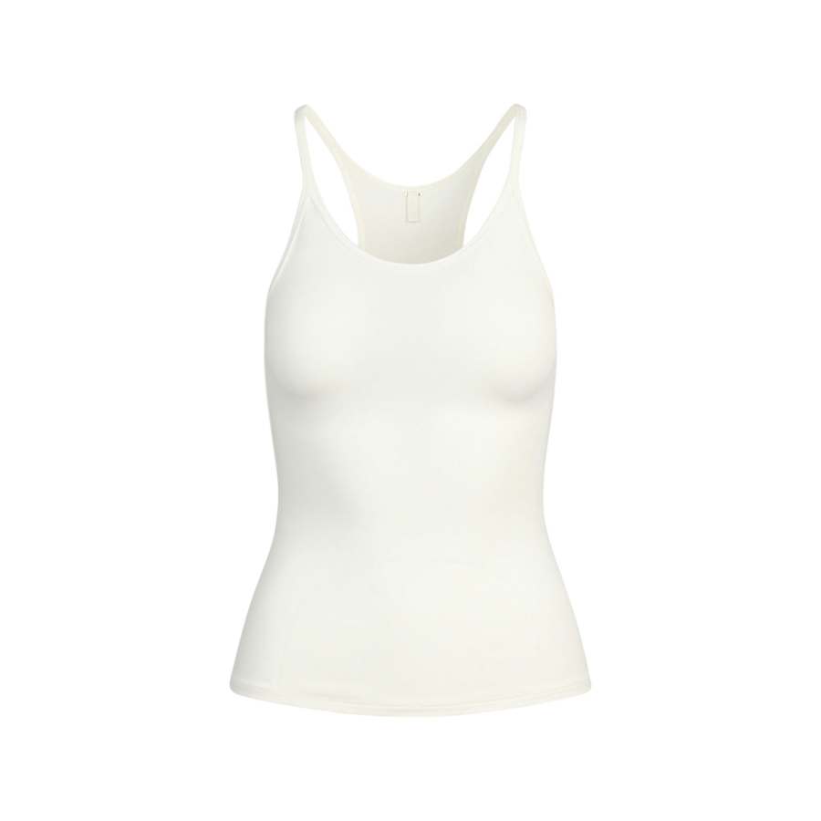 Skims Tank Tops Women's Marble/Marble Crew Neck Nipped In Waist