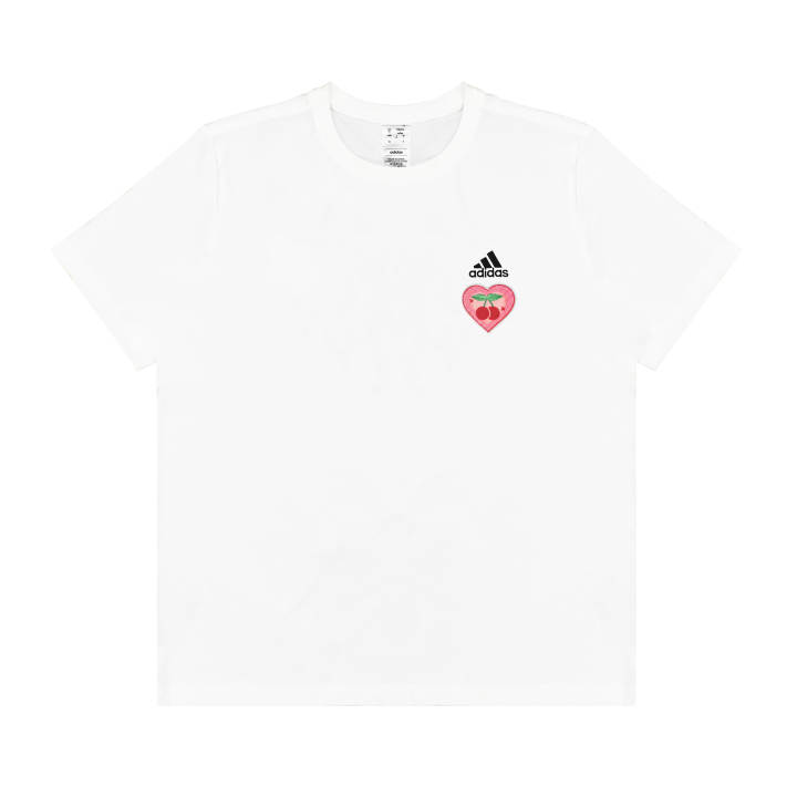 Adidas Adidas T Shirts Unisex White Crew Neck Moderate Straight Fit