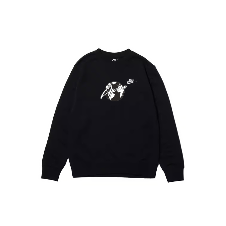 Nike Nike Sweatshirts Men's Black Crew Neck Moderate Regular