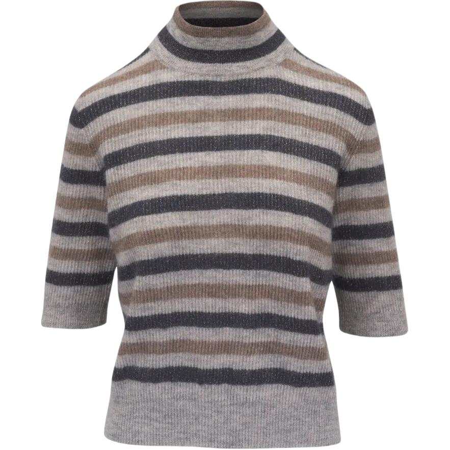 Brunello Cucinelli SS25 Sweater Women's Gray