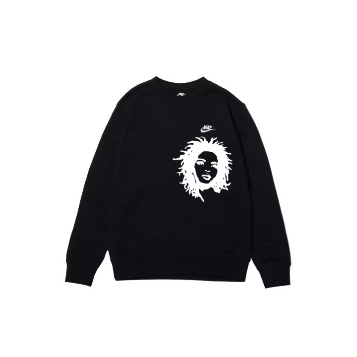 Nike Nike Sweatshirts Men's Black Crew Neck Moderate Regular