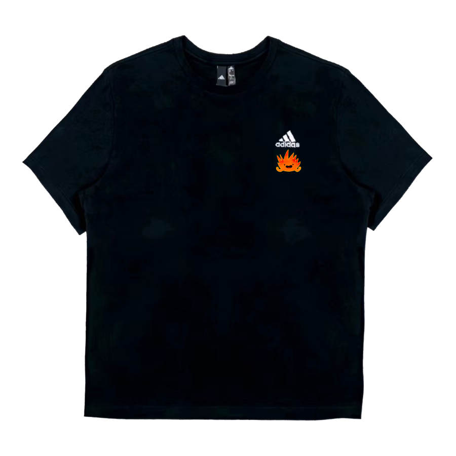Adidas Adidas T Shirts Unisex Black Crew Neck Moderate Straight Fit