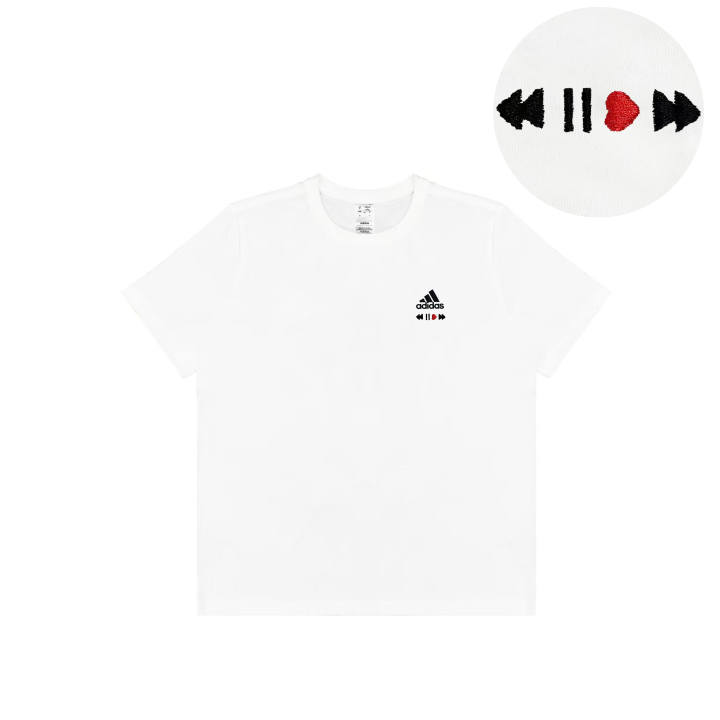 Adidas Adidas T Shirts Unisex White Crew Neck Straight Fit