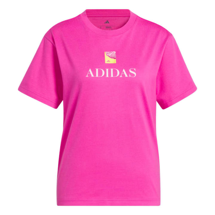 Adidas Adidas Free Shipping With AdiClub Jet Set Cabana Graphic Tee