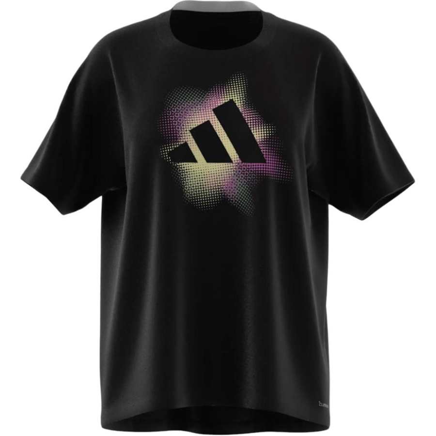 Adidas Adidas Clothing T Shirts Women's Black Crew Neck