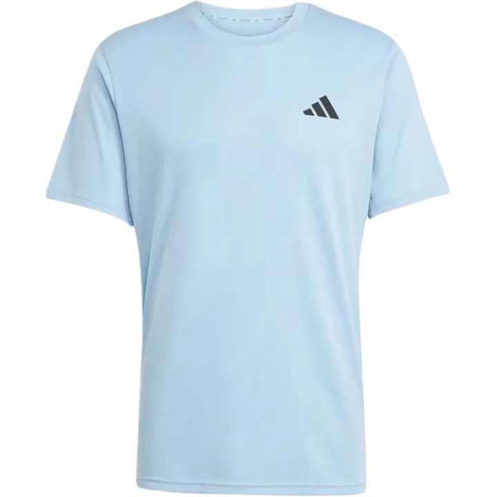 Adidas Adidas Clothing T Shirts Men's Sky Blue Crew Neck
