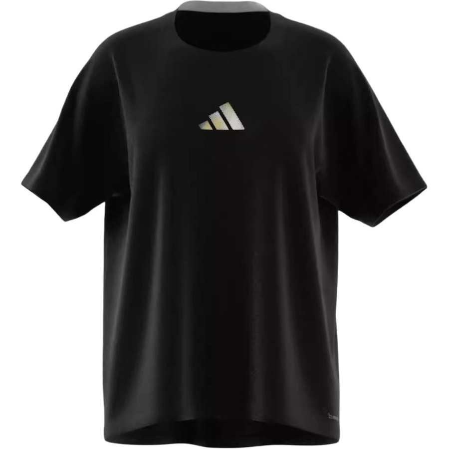 Adidas Adidas Clothing T Shirts Women's Black Crew Neck