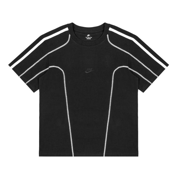 Nike Nike T Shirts Unisex Black Crew Neck Moderate Straight Fit