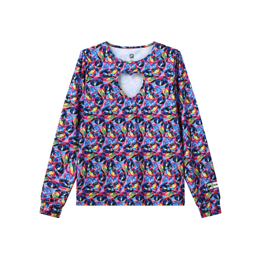 FILA Tennis Regular T Shirt Women's PEAK Printing