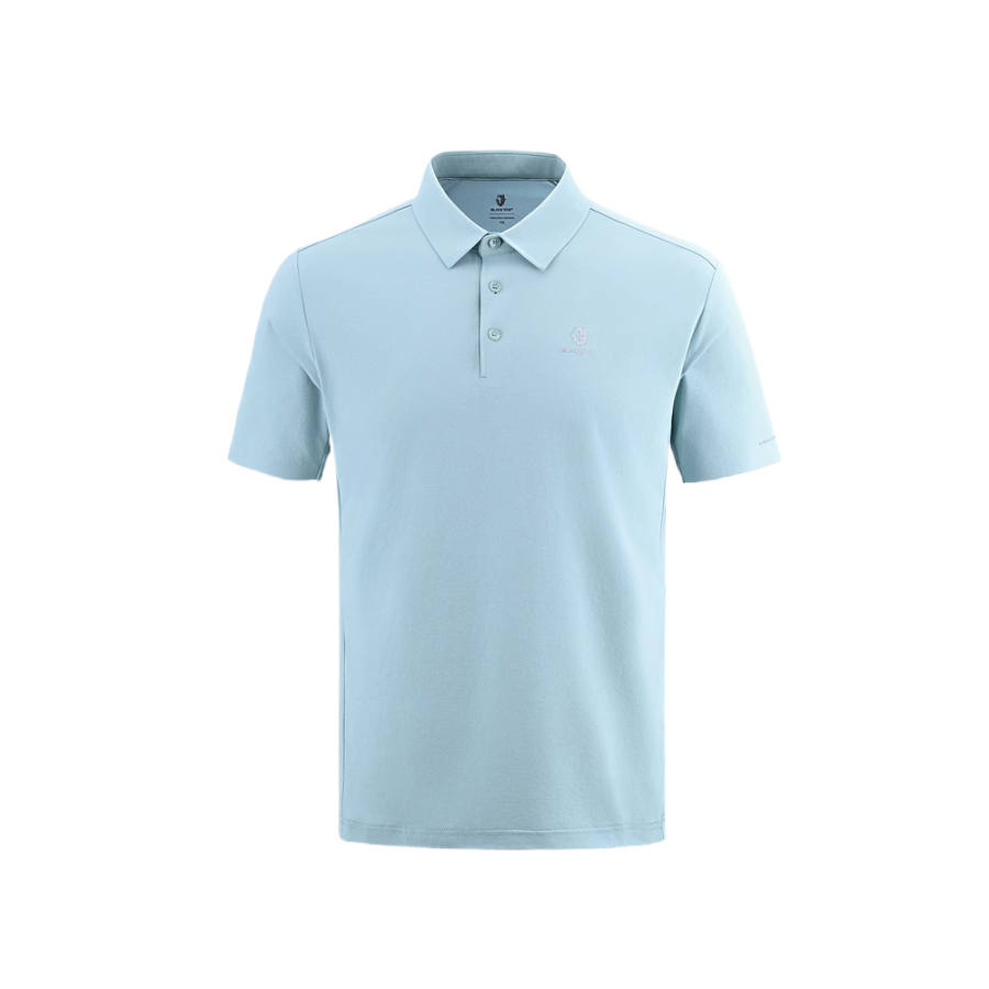 BLACK YAK DESIGNED BY MOUNTAINEERS T Shirts Men's Polo Collar Thin Straight Fit