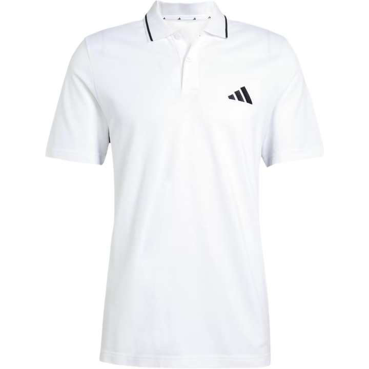 Adidas Adidas Clothing Polo Shirts Men's White Polo Collar Moderate