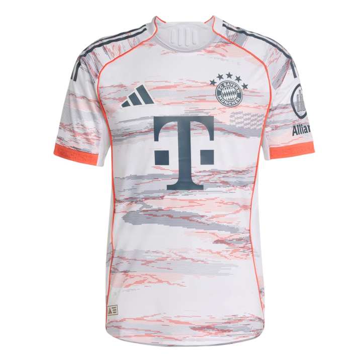 Adidas Adidas Bayern Munich Black Away Authentic Soccer Jersey Player Edition Men's White