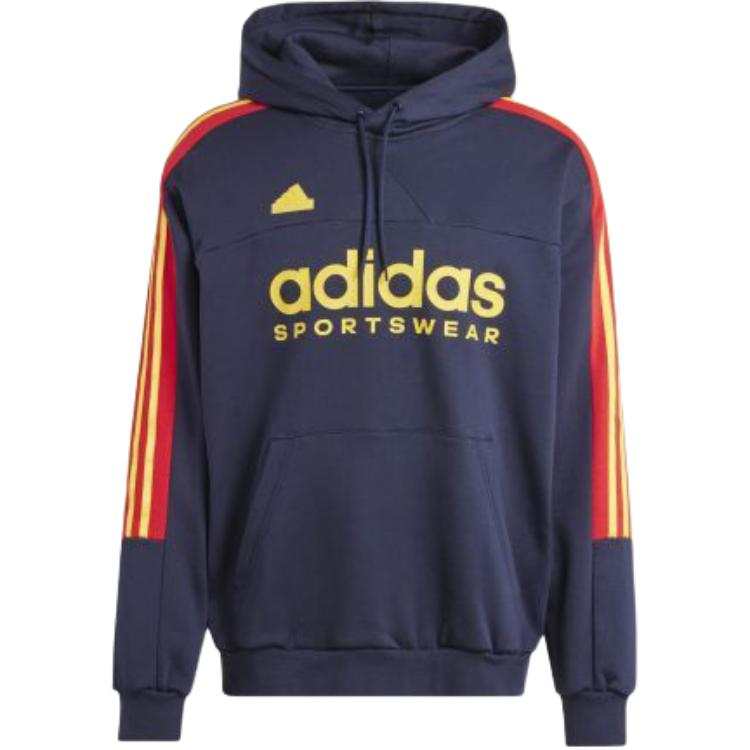 Adidas Adidas Clothing Sweatshirts Men's Blue Hooded Moderate