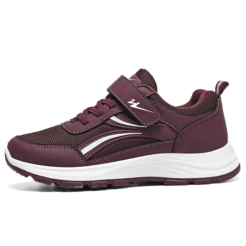 DOUBLE STAR 88 Spring Fall Elderly Shoes Solid Color Athletic Shoes All Season Travel Shoes