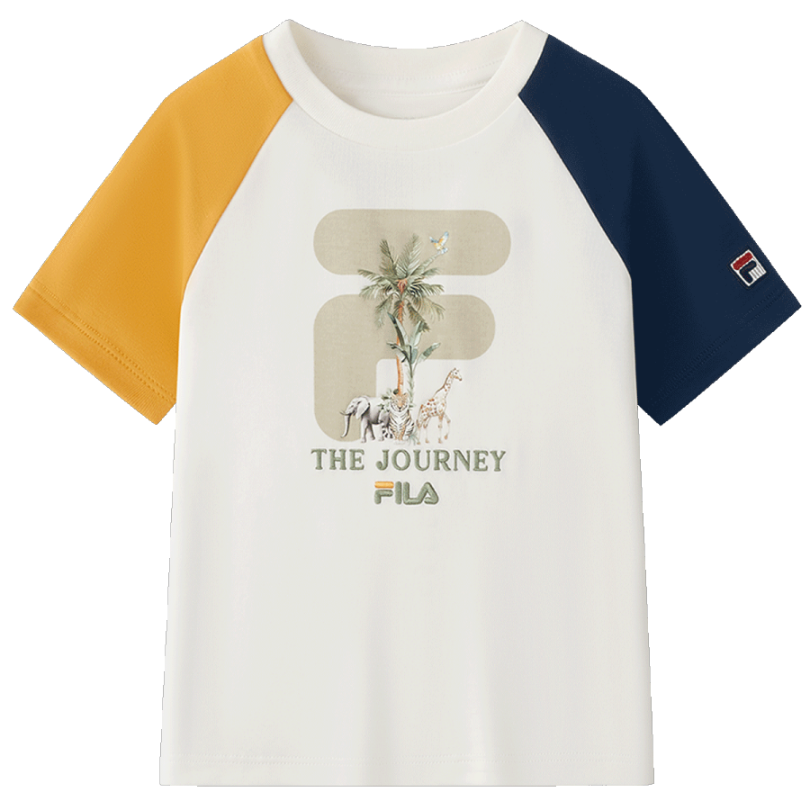 FILA KIDS T Shirt Steam White Children Aged 3 7 Years Old