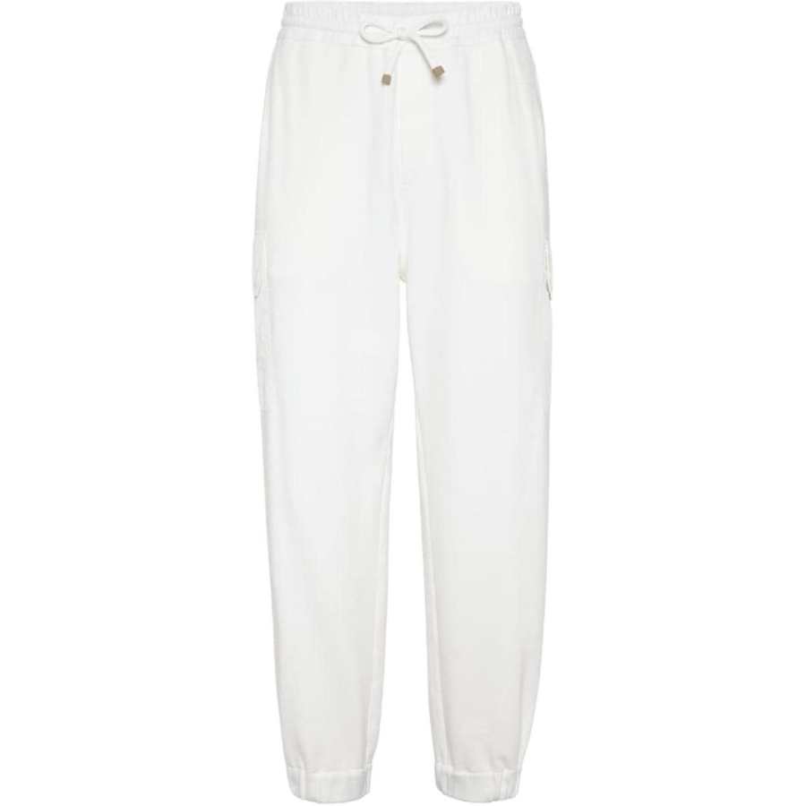 Brunello Cucinelli SS24 Casual Pants Men's White