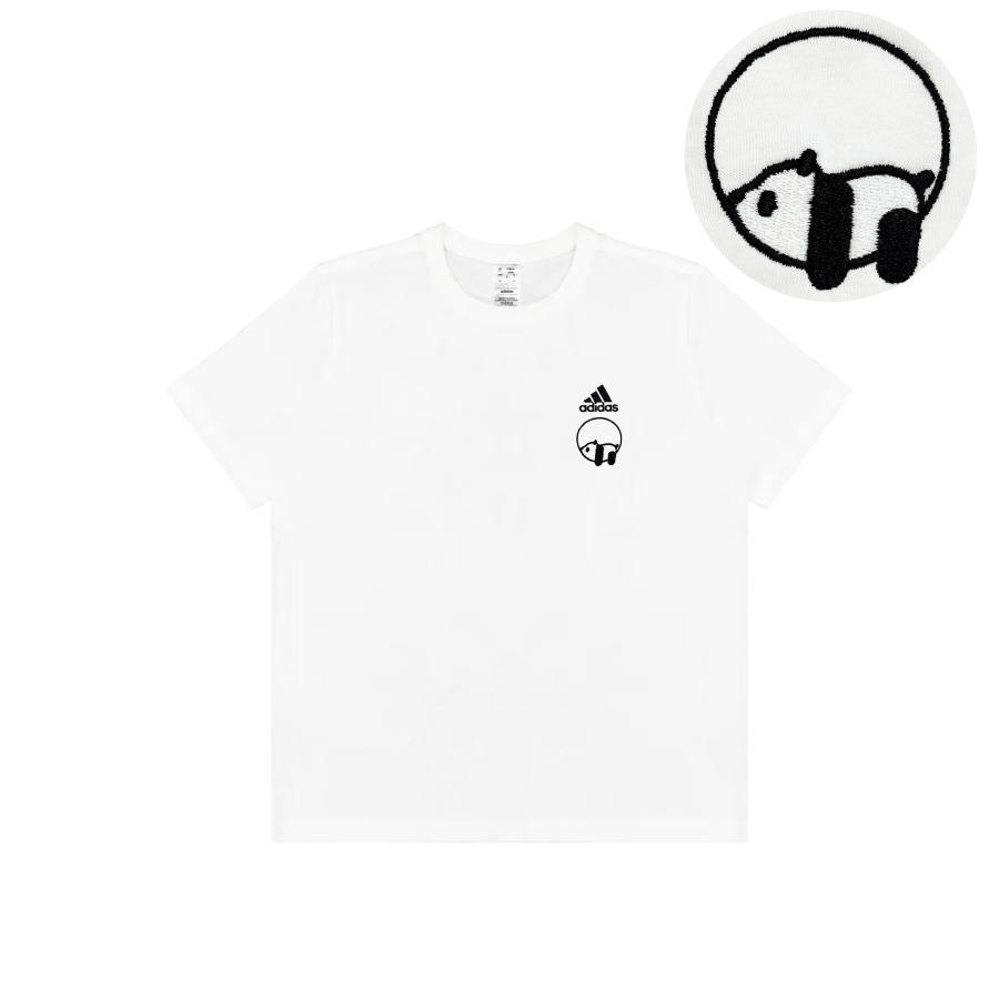 Adidas Adidas T Shirts Unisex White Crew Neck Straight Fit