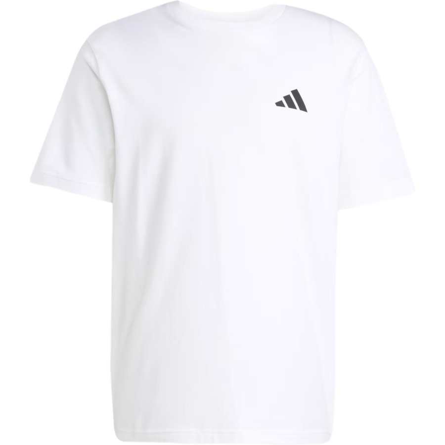 Adidas Adidas Clothing T Shirts Men's White Crew Neck