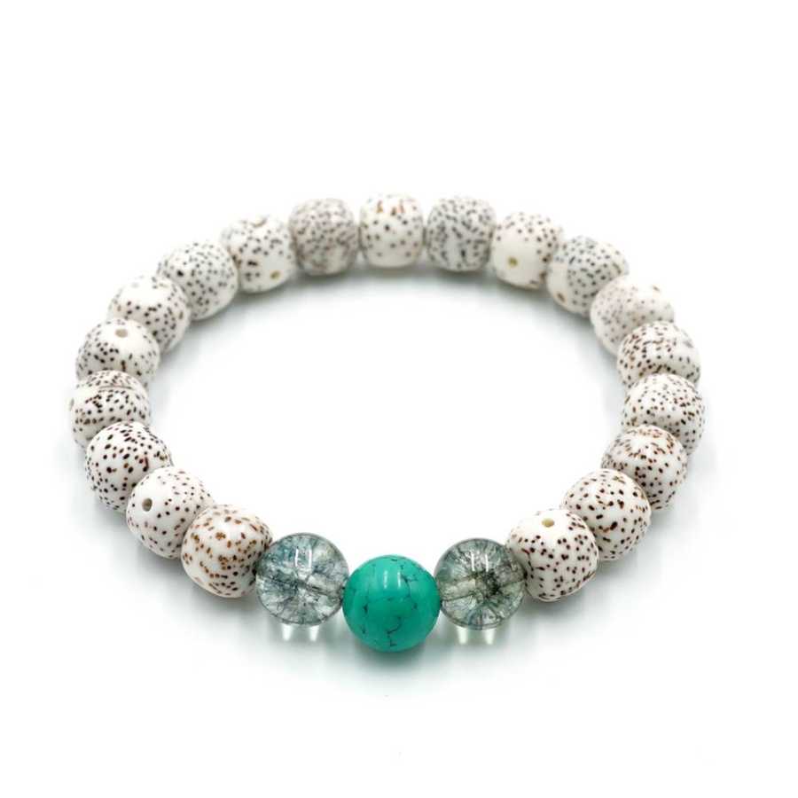 PAUL COSTELLOE Star Moon Bodhi Seeds Beaded Bracelets Unisex