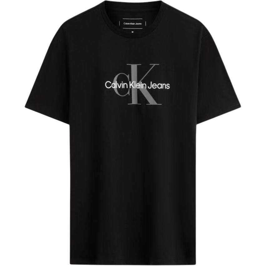 Calvin Klein T Shirts Men's Black Crew Neck Moderate