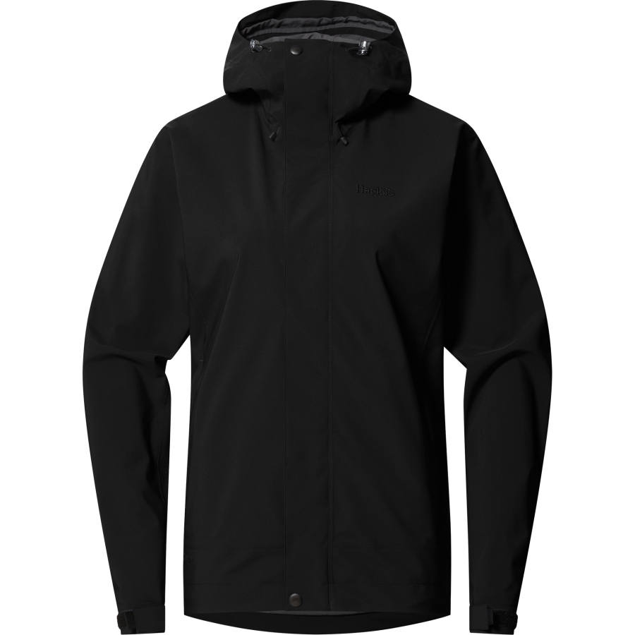 HAGLÖFS hooded logo-detailed jacket