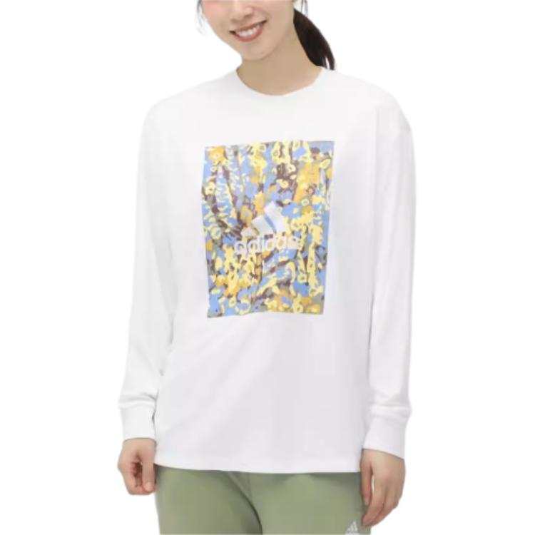 Adidas Adidas Clothing T Shirts Women's White Crew Neck