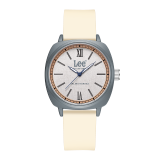 Lee Wrist Watches Quartz Movement Silicone Strap Gray Dial Women's Watch