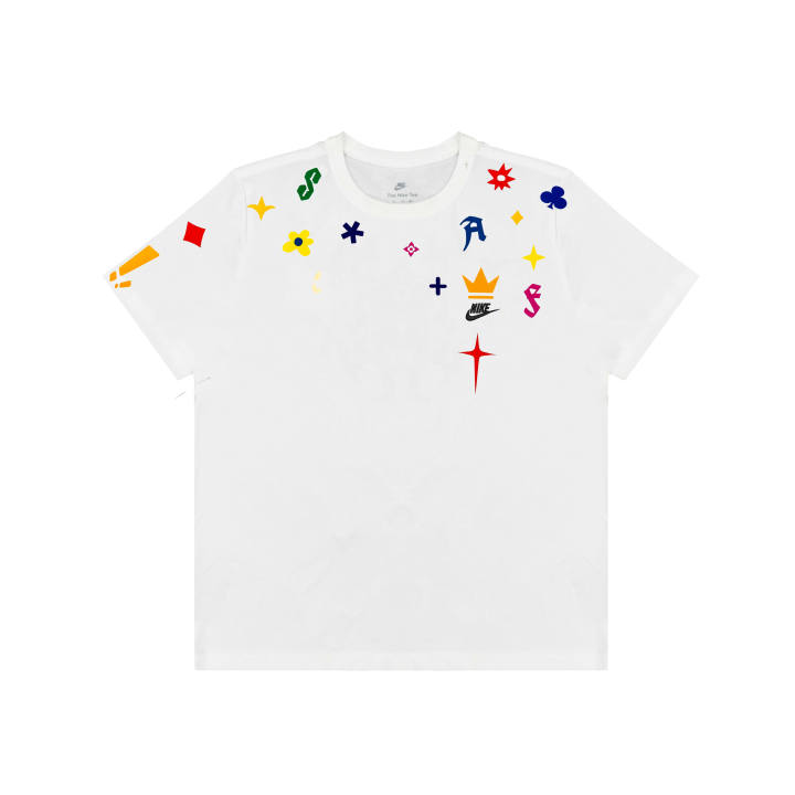 Nike Nike T Shirts Unisex White Crew Neck Moderate Straight Fit