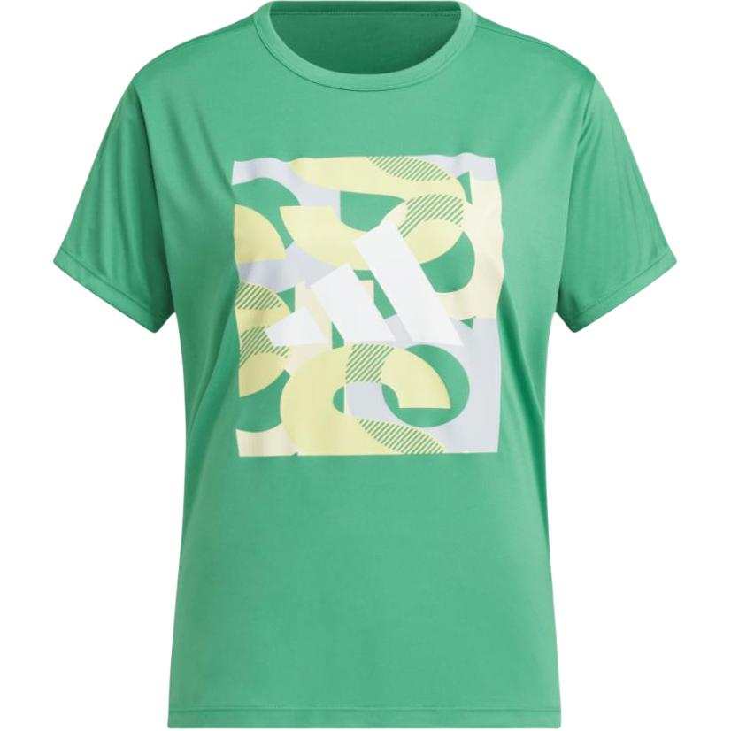 Adidas Adidas Clothing T Shirts Women's Green Crew Neck