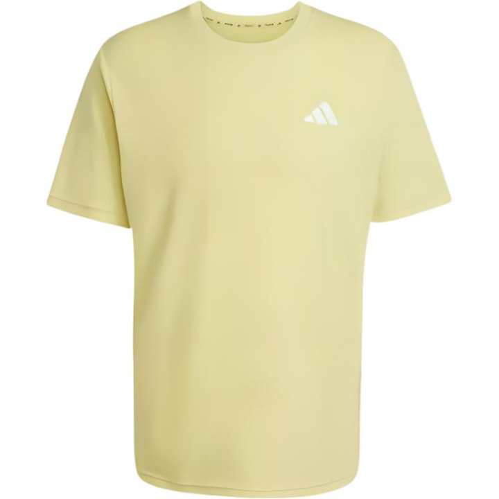 Adidas Adidas Clothing T Shirts Unisex Yellow Crew Neck