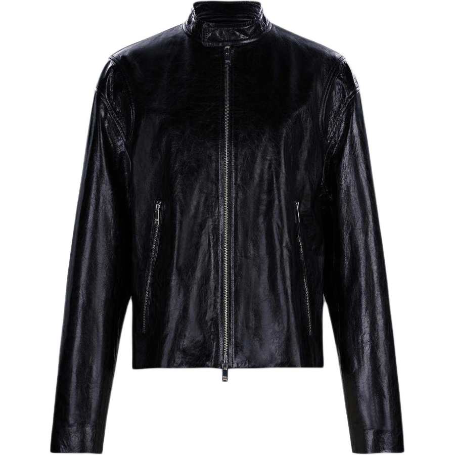 KARL LAGERFELD / Karl Lagerfeld Jeans Leather Jacket Women's Black