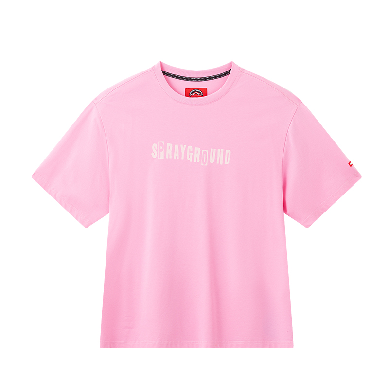 SPRAYGROUND T Shirts Unisex Crew Neck Thin Straight Fit