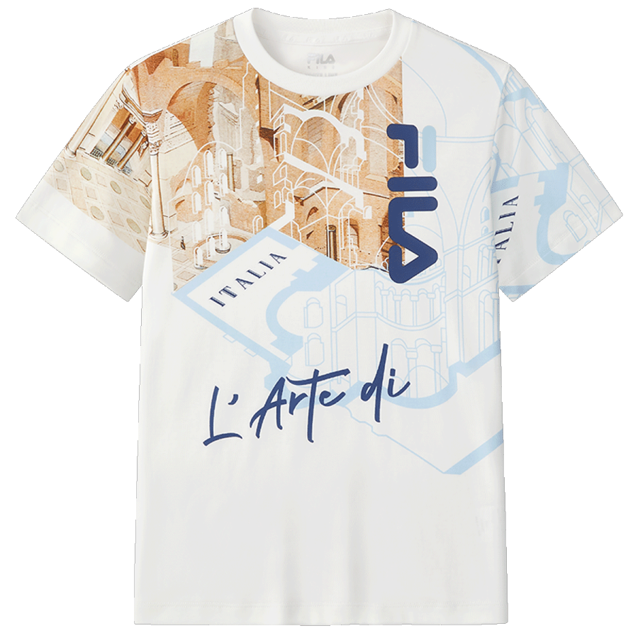 FILA KIDS T Shirt All Over Print
